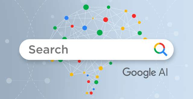 Google AI Search logo and search box